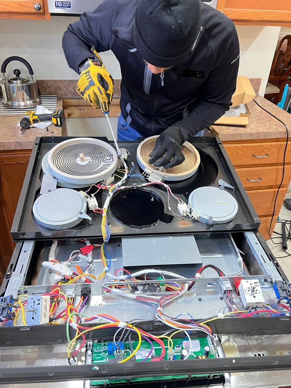 Gas stove burner and igniter repair in Central Pennsylvania